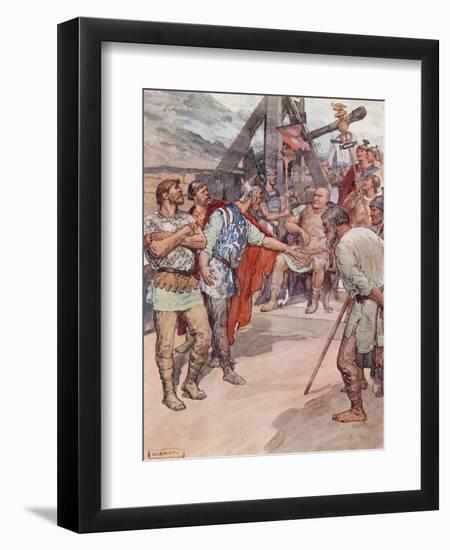 Marius and the Ambassadors of the Cimbri-William Rainey-Framed Giclee Print