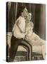 Marius Goring British Actor of Stage and Screen in the Role of Romeo with Peggy Ashcroft as Juliet-Debenham-Stretched Canvas