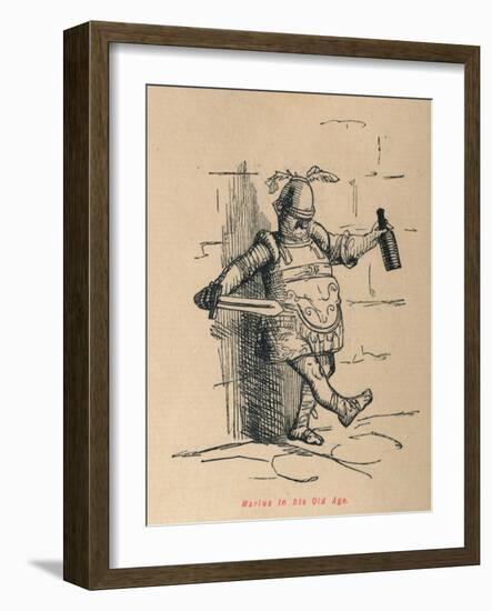 'Marius in his Old Age', 1852-John Leech-Framed Giclee Print