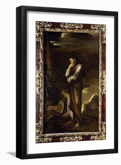 Marius Meditating Among Ruins of Carthage, Circa, 1650-Salvator Rosa-Framed Giclee Print