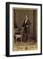 Marius Petipa, Russian Ballet Dancer and Choreographer, C1855-Charles Bergamasco-Framed Giclee Print