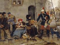 At the Barracks, Eight Thirty, 1883-Marius Roy-Giclee Print