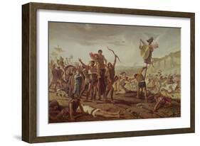 Marius Triumphing over the Cimbri-Saverio Altamura-Framed Giclee Print