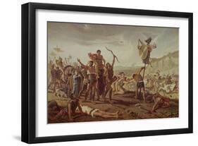 Marius Triumphing over the Cimbri-Saverio Altamura-Framed Giclee Print