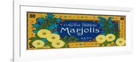 Marjolis Soap Label - Paris, France-Lantern Press-Framed Art Print