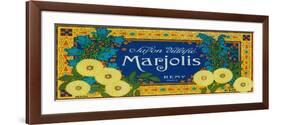 Marjolis Soap Label - Paris, France-Lantern Press-Framed Art Print
