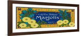 Marjolis Soap Label - Paris, France-Lantern Press-Framed Art Print