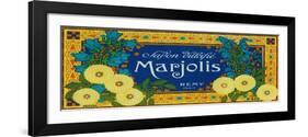 Marjolis Soap Label - Paris, France-Lantern Press-Framed Art Print