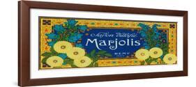 Marjolis Soap Label - Paris, France-Lantern Press-Framed Art Print