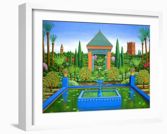 Marjorelle Oranges, 2005-Larry Smart-Framed Giclee Print