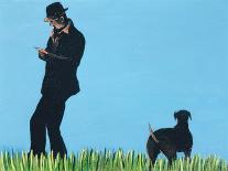 Black Dog in Chestertown, 1998-Marjorie Weiss-Giclee Print
