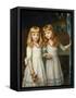 Marjory and Lettice Wormald-Arthur Hughes-Framed Stretched Canvas