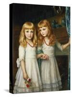 Marjory and Lettice Wormald-Arthur Hughes-Stretched Canvas