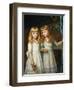 Marjory and Lettice Wormald-Arthur Hughes-Framed Giclee Print