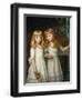 Marjory and Lettice Wormald-Arthur Hughes-Framed Giclee Print