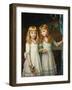 Marjory and Lettice Wormald-Arthur Hughes-Framed Giclee Print