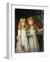 Marjory and Lettice Wormald-Arthur Hughes-Framed Giclee Print