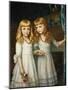 Marjory and Lettice Wormald-Arthur Hughes-Mounted Giclee Print