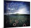 Mark 12:30 Love the Lord Your God (Sunflowers)-Inspire Me-Mounted Art Print