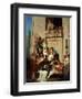 Mark Antony Brought Dying to Cleopatra VII, Queen of Egypt-Ernest Hillemacher-Framed Giclee Print