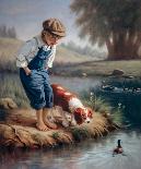 Fishing at Sunset-Mark Arian-Art Print