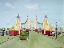 The Bandstand-Mark Baring-Mounted Giclee Print