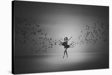 Ballerina Flight Of Birds-Mark Biwit-Laminated Giclee Print