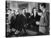 Mark Dixon Detective WHERE THE SIDEWALK ENDS by OttoPreminger with Dana Andrews, 1950 (b/w photo)-null-Stretched Canvas