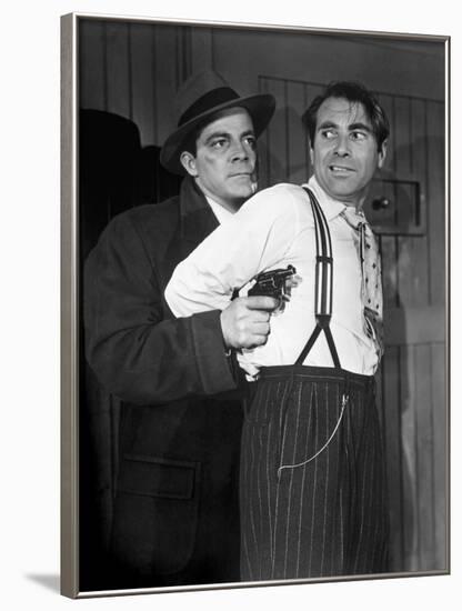 Mark Dixon Detective WHERE THE SIDEWALK ENDS by OttoPreminger with Dana Andrews and Gary Merrill, 1-null-Framed Photo