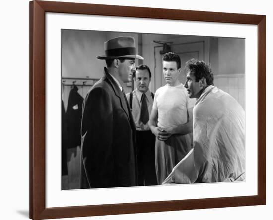 Mark Dixon Detective WHERE THE SIDEWALK ENDS by OttoPreminger with Dana Andrews and Gary Merrill, 1-null-Framed Photo