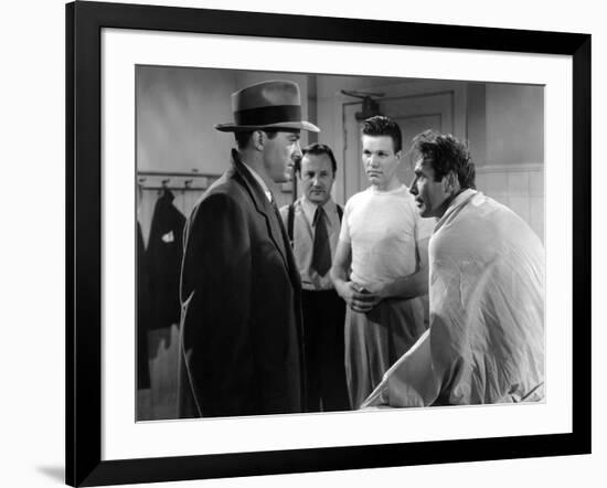 Mark Dixon Detective WHERE THE SIDEWALK ENDS by OttoPreminger with Dana Andrews and Gary Merrill, 1-null-Framed Photo