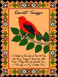 Scarlet Tanager Quilt-Mark Frost-Giclee Print