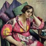 Still Life with Self Portrait-Mark Gertler-Giclee Print