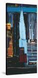 Manhattan Skyline-Mark Gleberzon-Laminated Art Print