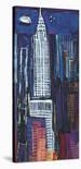 Manhattan Skyline-Mark Gleberzon-Stretched Canvas