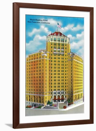 Mark Hopkins Hotel - San Francisco, CA-Lantern Press-Framed Art Print