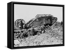Mark I Tank-Robert Hunt-Framed Stretched Canvas