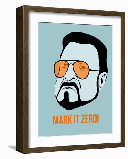 Mark it Zero Poster 1-Anna Malkin-Framed Art Print