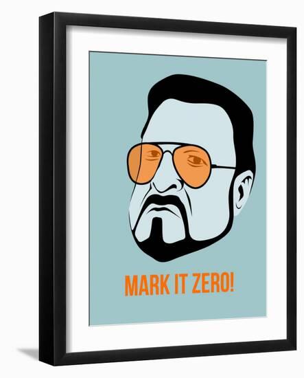 Mark it Zero Poster 1-Anna Malkin-Framed Art Print