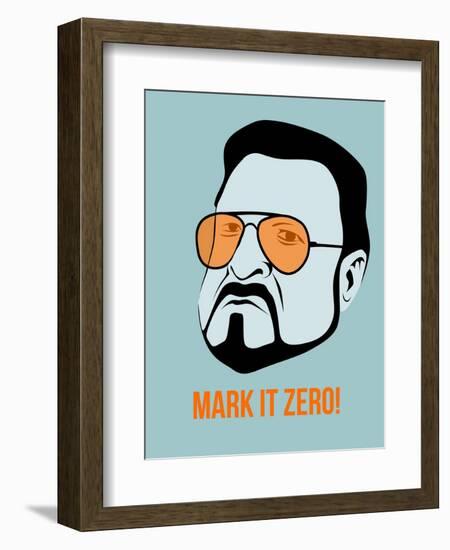 Mark it Zero Poster 1-Anna Malkin-Framed Art Print