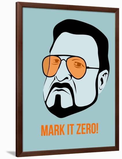 Mark it Zero Poster 1-Anna Malkin-Framed Art Print