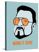 Mark it Zero Poster 1-Anna Malkin-Stretched Canvas