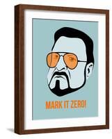Mark it Zero Poster 1-Anna Malkin-Framed Art Print
