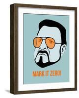 Mark it Zero Poster 1-Anna Malkin-Framed Art Print