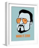 Mark it Zero Poster 1-Anna Malkin-Framed Art Print