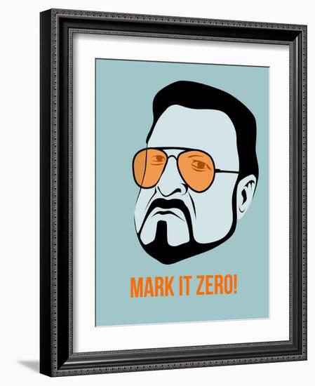 Mark it Zero Poster 1-Anna Malkin-Framed Art Print