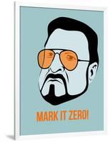 Mark it Zero Poster 1-Anna Malkin-Framed Art Print