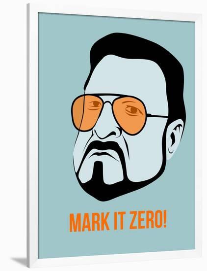 Mark it Zero Poster 1-Anna Malkin-Framed Art Print