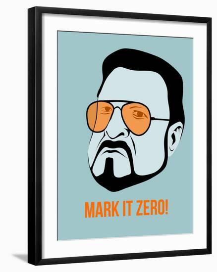 Mark it Zero Poster 1-Anna Malkin-Framed Art Print