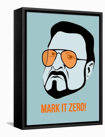 Mark it Zero Poster 1-Anna Malkin-Framed Stretched Canvas